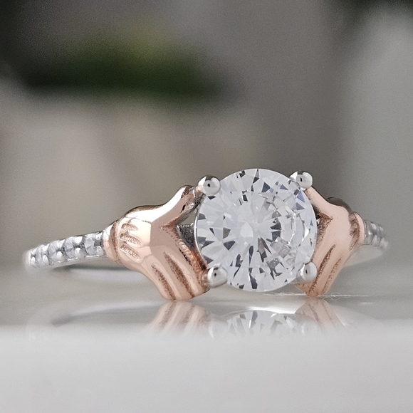 Official Disney Mickey Mouse gloves ring, 925 Sterling Silver Charmed Aroma - Picture 2 of 7